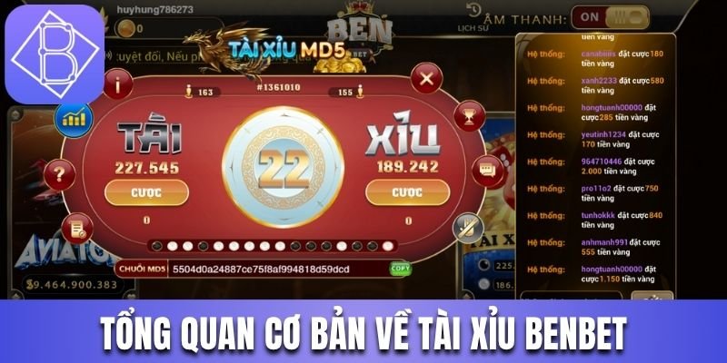 Tổng quan cơ bản về tài xỉu Benbet